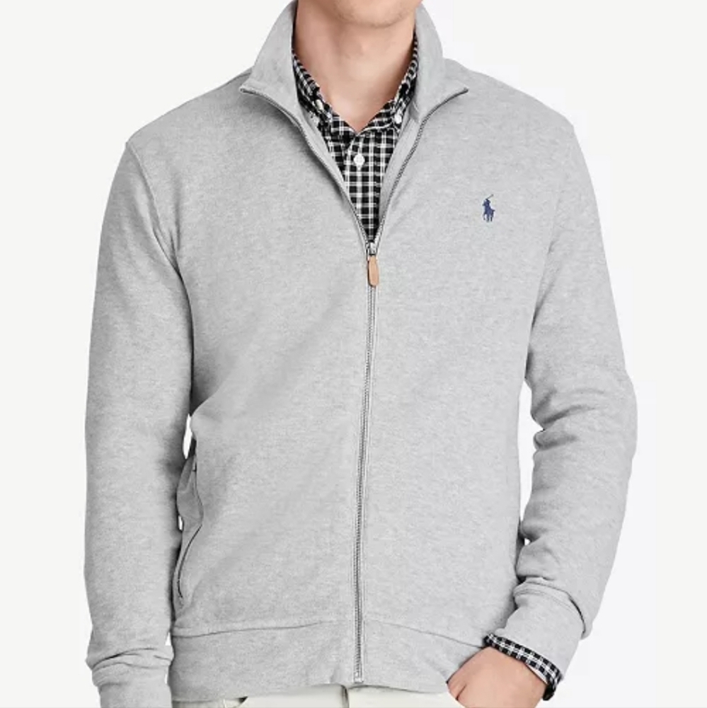 Polo by Ralph Lauren Cream Full Zip Jacket Sz XL